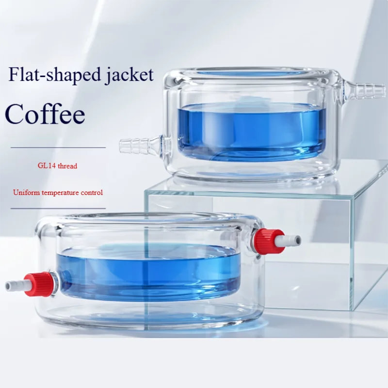 Flat jacketed double-layer beaker with high and low temperature resistance photocatalytic enzyme reactor with removable spout
Flat jacketed double-layer beaker with high and low temperature resistance photocatalytic enzyme reactor with removable spout
