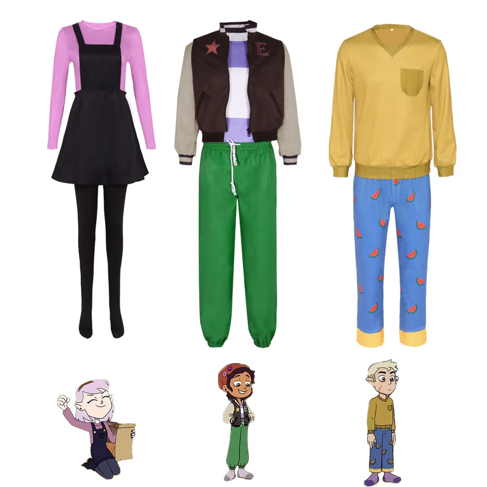 Anime The Owl House Cos Luz Noceda Cosplay Costume T-shirt Jacket Coat Hat Trousers Unisex Adult Kids Suits Halloween Carnival
Anime The Owl House Cos Luz Noceda Cosplay Costume T-shirt Jacket Coat Hat Trousers Unisex Adult Kids Suits Halloween Carnival