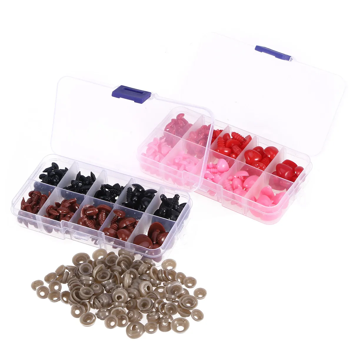 250Pcs Plastic Triangle Nose Set for Amigurumi Stuffed Animals Crochet Knitting DIY Craft Repair Accessories Plastic Nose
250Pcs Plastic Triangle Nose Set for Amigurumi Stuffed Animals Crochet Knitting DIY Craft Repair Accessories Plastic Nose