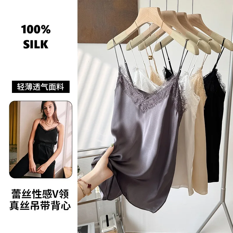sexy satin top lace cami women lingerie summer silk white strap tops womens camisoles woman undershirt underwear singlet shirt
sexy satin top lace cami women lingerie summer silk white strap tops womens camisoles woman undershirt underwear singlet shirt