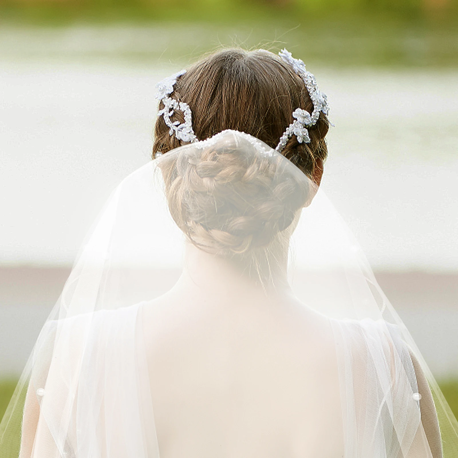 Pearl Mesh Scarf Bride Decor Bridal Veils for Wedding Party Hair Accessory Headdress Accessories Headpiece Women's Shower
Pearl Mesh Scarf Bride Decor Bridal Veils for Wedding Party Hair Accessory Headdress Accessories Headpiece Women's Shower