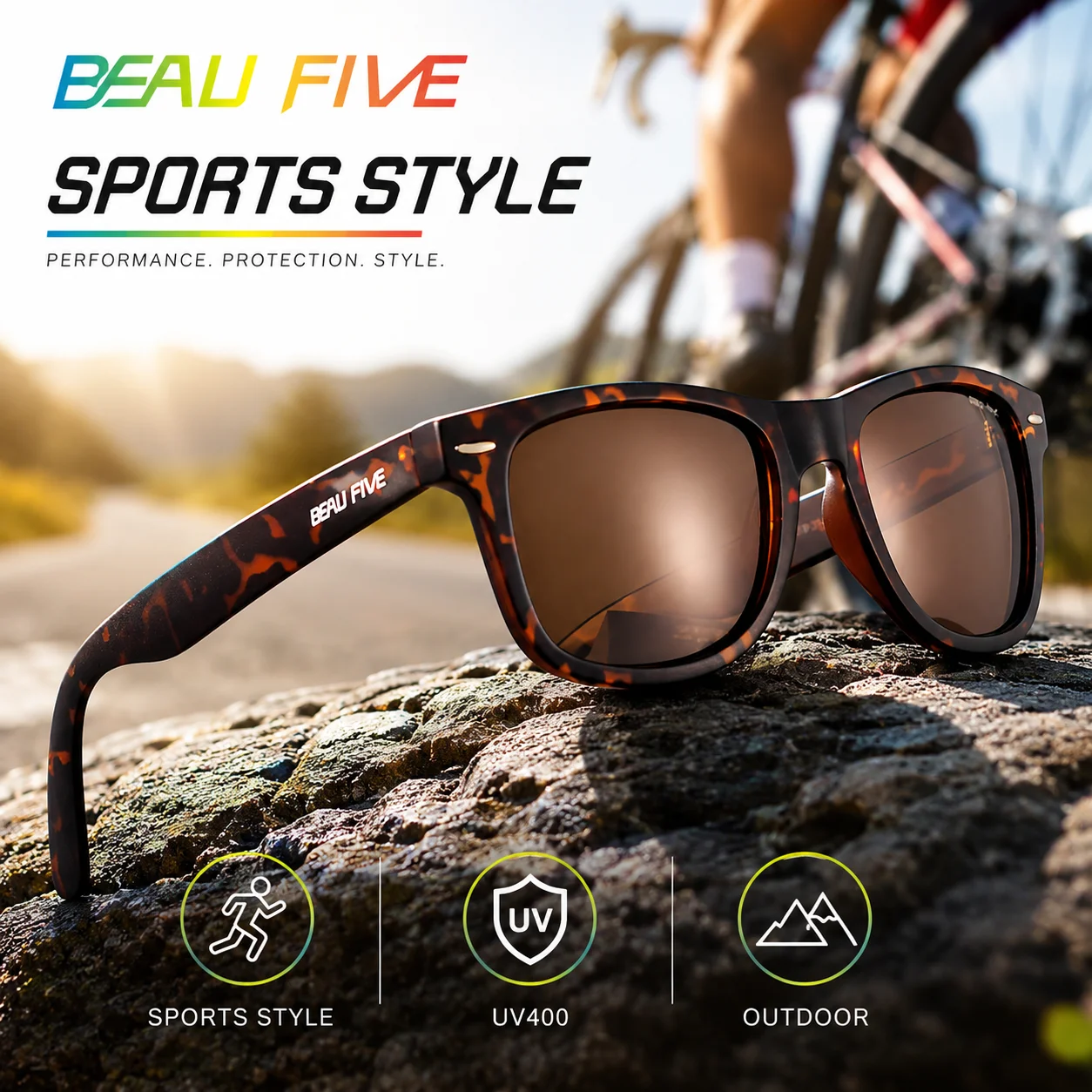 BEAU FIVE Designer New Sunglasses Men Polarized Sun Glasses Women UV400 Outdoor Baseball Softball Sport Eyewear Fishing Goggles
BEAU FIVE Designer New Sunglasses Men Polarized Sun Glasses Women UV400 Outdoor Baseball Softball Sport Eyewear Fishing Goggles
