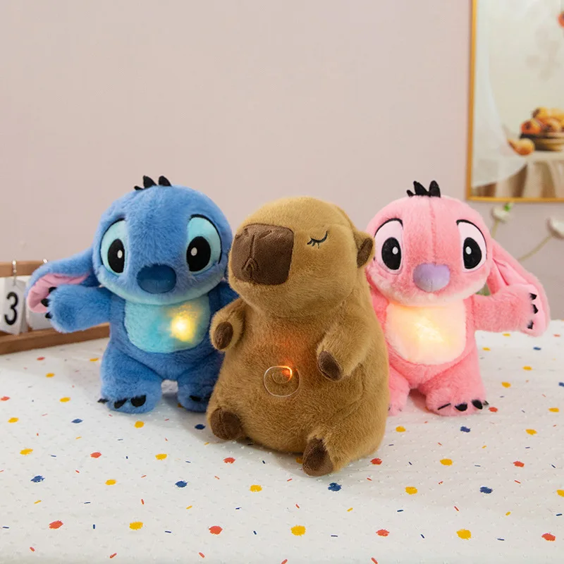 Miniso детская успокаивающая дышащая успокаивающая плюшевая кукла для сна, светящаяся музыкальная кукла для девочек, подарки на день рождения, День святого Валентина
Miniso детская успокаивающая дышащая успокаивающая плюшевая кукла для сна, светящаяся музыкальная кукла для девочек, подарки на день рождения, День святого Валентина