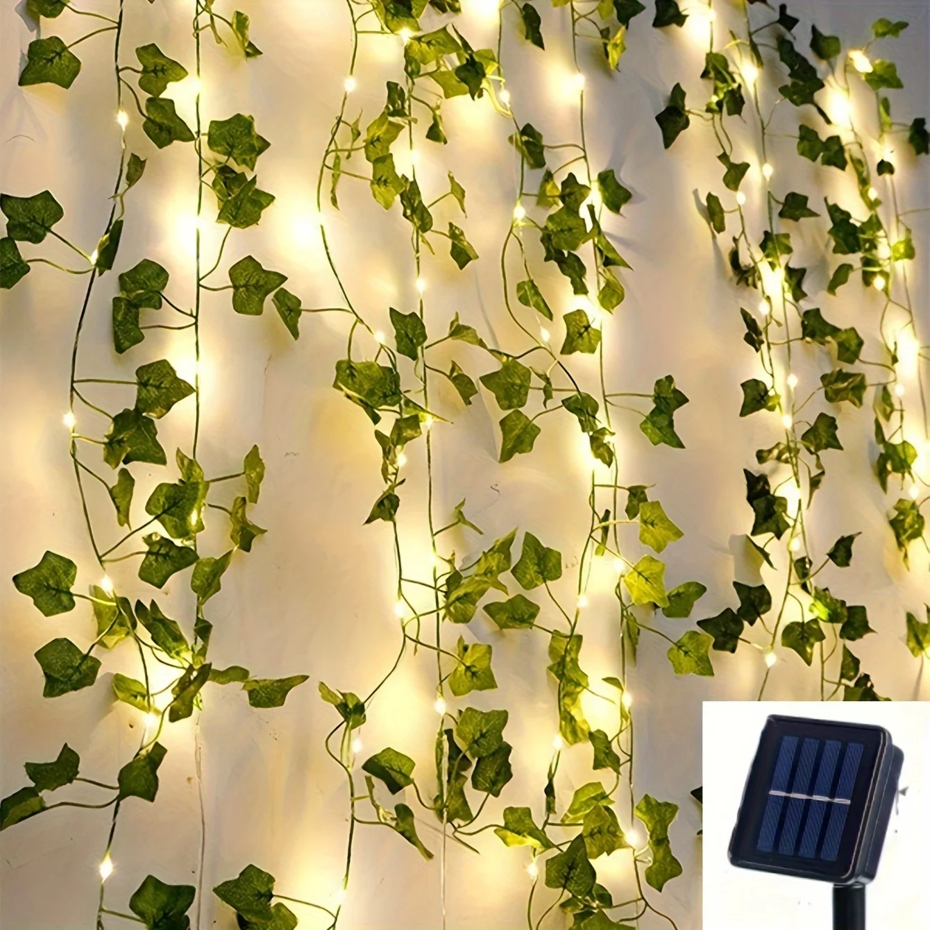 Waterproof Solar Ivy Garland Lights Fairy String Lights for Outside Garden, Patio, Fence, Christmas Wedding Decoration
Waterproof Solar Ivy Garland Lights Fairy String Lights for Outside Garden, Patio, Fence, Christmas Wedding Decoration