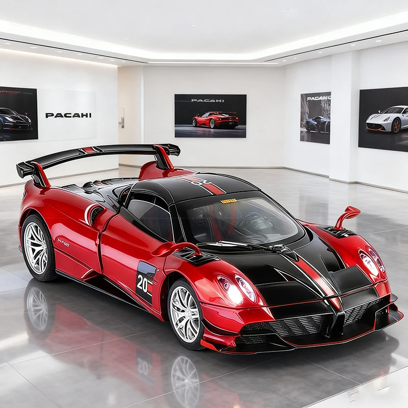 1:32 Pagani Huayra BC Supercar Alloy Car Model Sound and Light Pull Back Children's Toy Collectibles Birthday gift
1:32 Pagani Huayra BC Supercar Alloy Car Model Sound and Light Pull Back Children's Toy Collectibles Birthday gift
