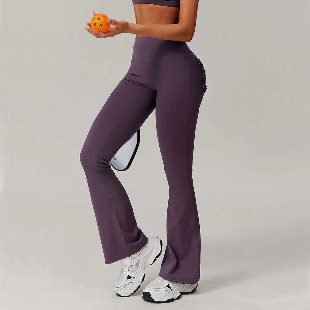 High waist Women Wide Leg High Stretch Yoga Leggings Naked Feeling Compression Fitness Work wear with pockets Yoga bell-bottoms
High waist Women Wide Leg High Stretch Yoga Leggings Naked Feeling Compression Fitness Work wear with pockets Yoga bell-bottoms