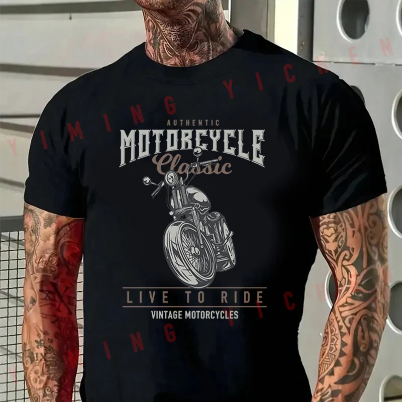 Men High Quality Funny Cotton Moto T-shirt Classic Moto Live To Ride Tshirt Casual O-neck Men Hip Hop Tees
Men High Quality Funny Cotton Moto T-shirt Classic Moto Live To Ride Tshirt Casual O-neck Men Hip Hop Tees