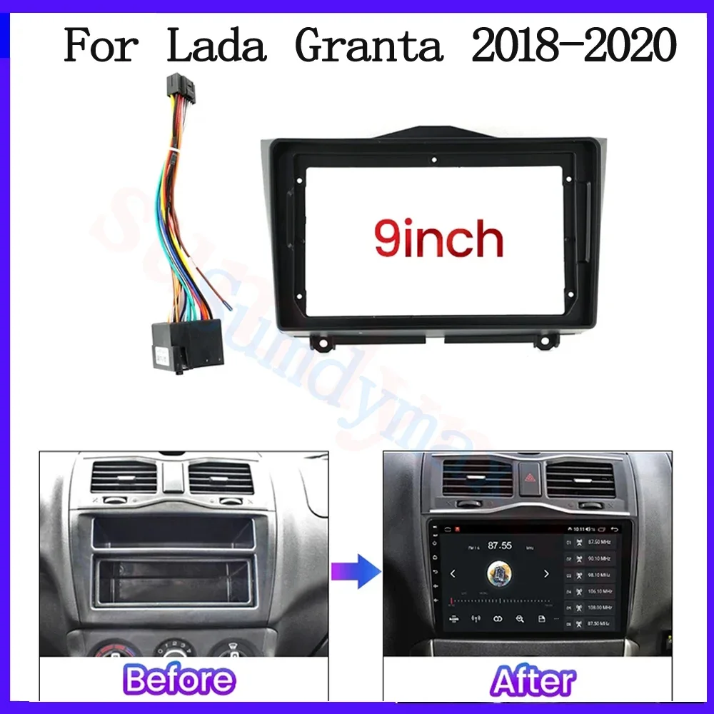9-дюймовый 2 Din автомобильный радиоприемник, провод лицевой панели для Lada Granta 2018 2019, автомобильный радиоприемник, рамка-адаптер, панель CD, отделка приборной панели, рамка
9-дюймовый 2 Din автомобильный радиоприемник, провод лицевой панели для Lada Granta 2018 2019, автомобильный радиоприемник, рамка-адаптер, панель CD, отделка приборной панели, рамка