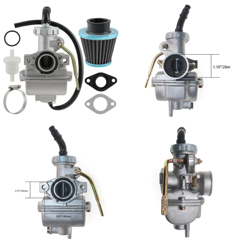 **PZ20 Carburetor for 49-125cc Kart/ATV/Dirt Bike, Compatible with CRF50F**
**PZ20 Carburetor for 49-125cc Kart/ATV/Dirt Bike, Compatible with CRF50F**
