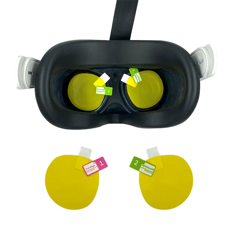 2Pcs Lens Film for Meta Quest 3 Headset Lens Screen Protector Dust Scratch Resistant VR Accessories
2Pcs Lens Film for Meta Quest 3 Headset Lens Screen Protector Dust Scratch Resistant VR Accessories