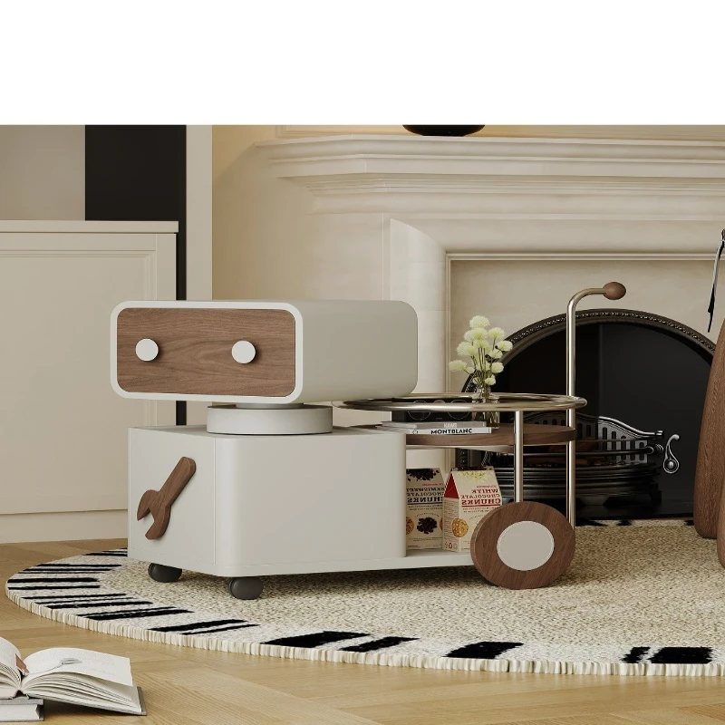 Mobile designer creative multi-functional living room side cabinet trolley
Mobile designer creative multi-functional living room side cabinet trolley