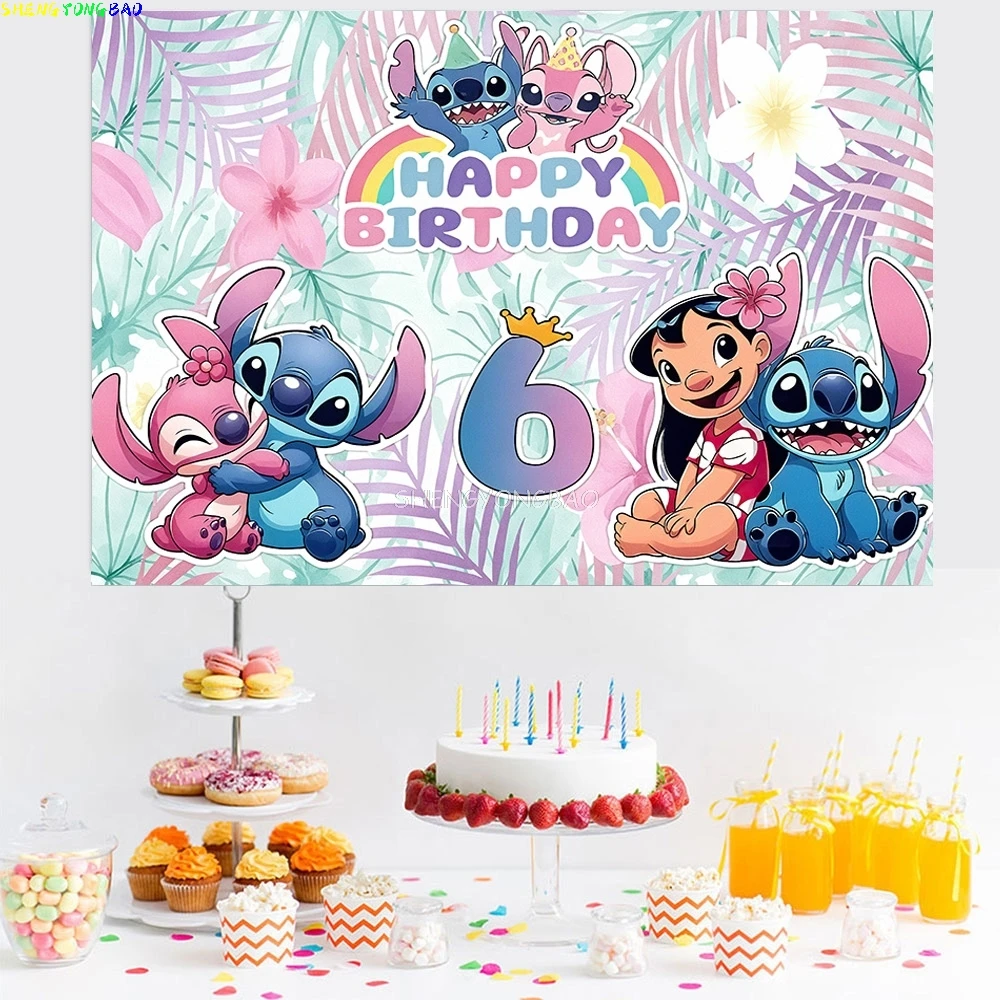 Disney Lilo And Stitch Theme Background Children's Birthday Party Decor Baby Shower New Year Poster Photography Backdrop SA-03
Disney Lilo And Stitch Theme Background Children's Birthday Party Decor Baby Shower New Year Poster Photography Backdrop SA-03