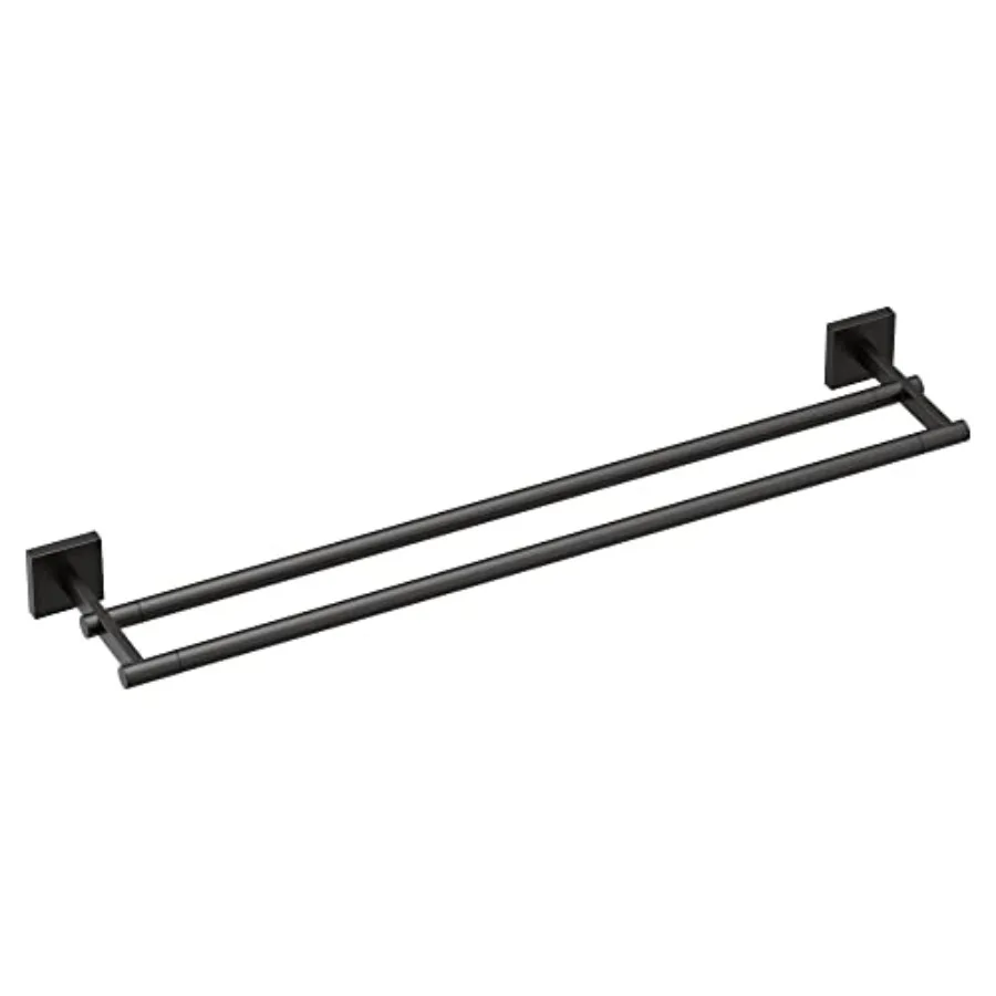24 Double Towel Bar for Bathroom Matte Black Finish Durable Stainless Steel Space-Saving Design Rust-Resistant
24 Double Towel Bar for Bathroom Matte Black Finish Durable Stainless Steel Space-Saving Design Rust-Resistant