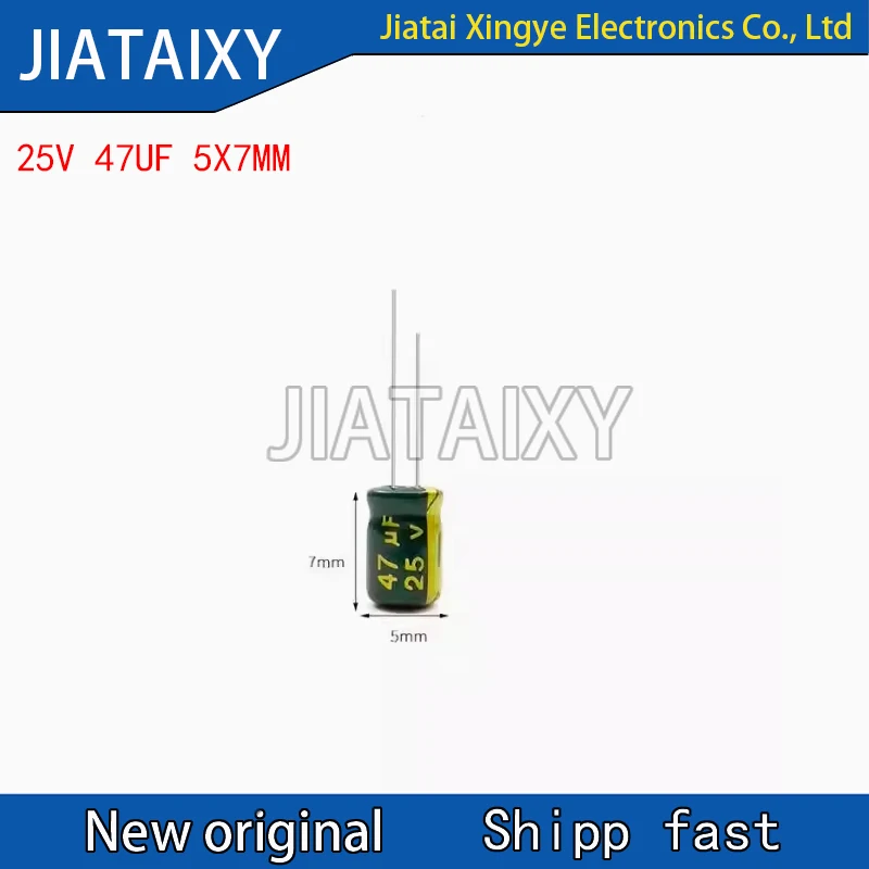 1000 шт./лот 25V47UF 5X7 мм высокочастотный низкоомный долговечный высокотемпературный электролитический конденсатор
1000 шт./лот 25V47UF 5X7 мм высокочастотный низкоомный долговечный высокотемпературный электролитический конденсатор