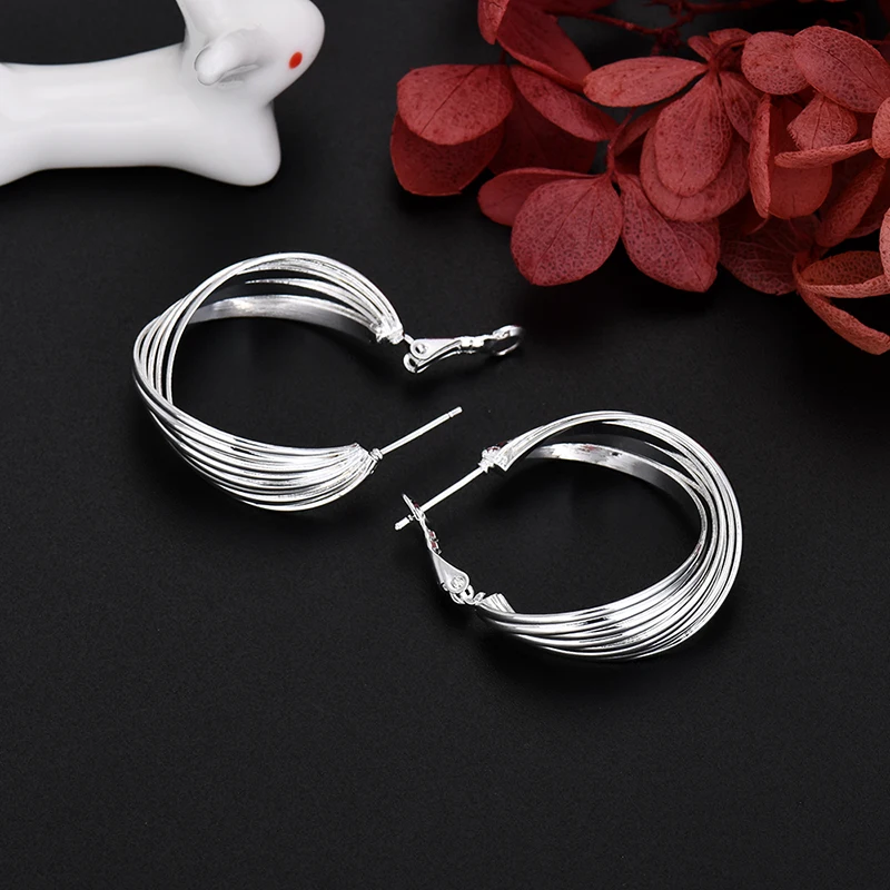 Wholesale Cute Fine 925 Sterling Silver Earrings Stud for Women Fashion Wedding Jewelry Christmas Gift
Wholesale Cute Fine 925 Sterling Silver Earrings Stud for Women Fashion Wedding Jewelry Christmas Gift