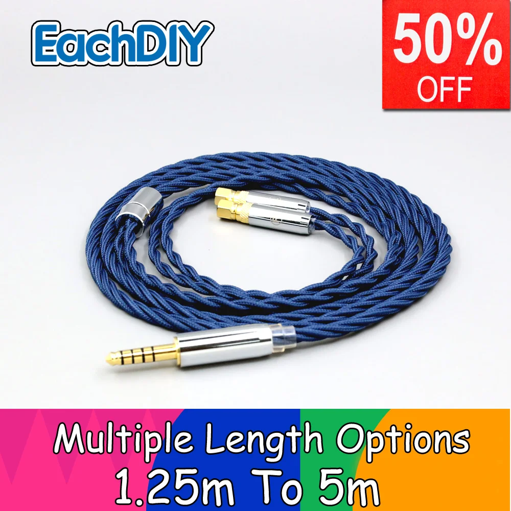 Pure Silver OCC Graphene Alloy 99% Full Sleeved Earphone Cable For HiFiMan HE6 HE300 HE4 HE400 HE5 HE500 HE6 Headphone LN008593
Pure Silver OCC Graphene Alloy 99% Full Sleeved Earphone Cable For HiFiMan HE6 HE300 HE4 HE400 HE5 HE500 HE6 Headphone LN008593