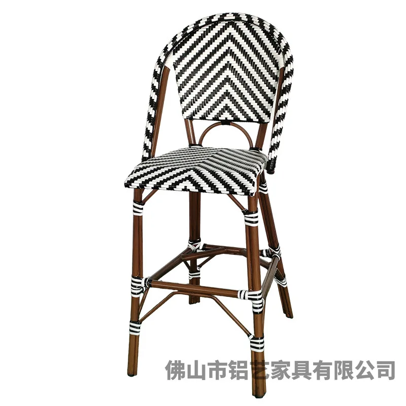 Bar milk tea shop high back bar chair
Bar milk tea shop high back bar chair