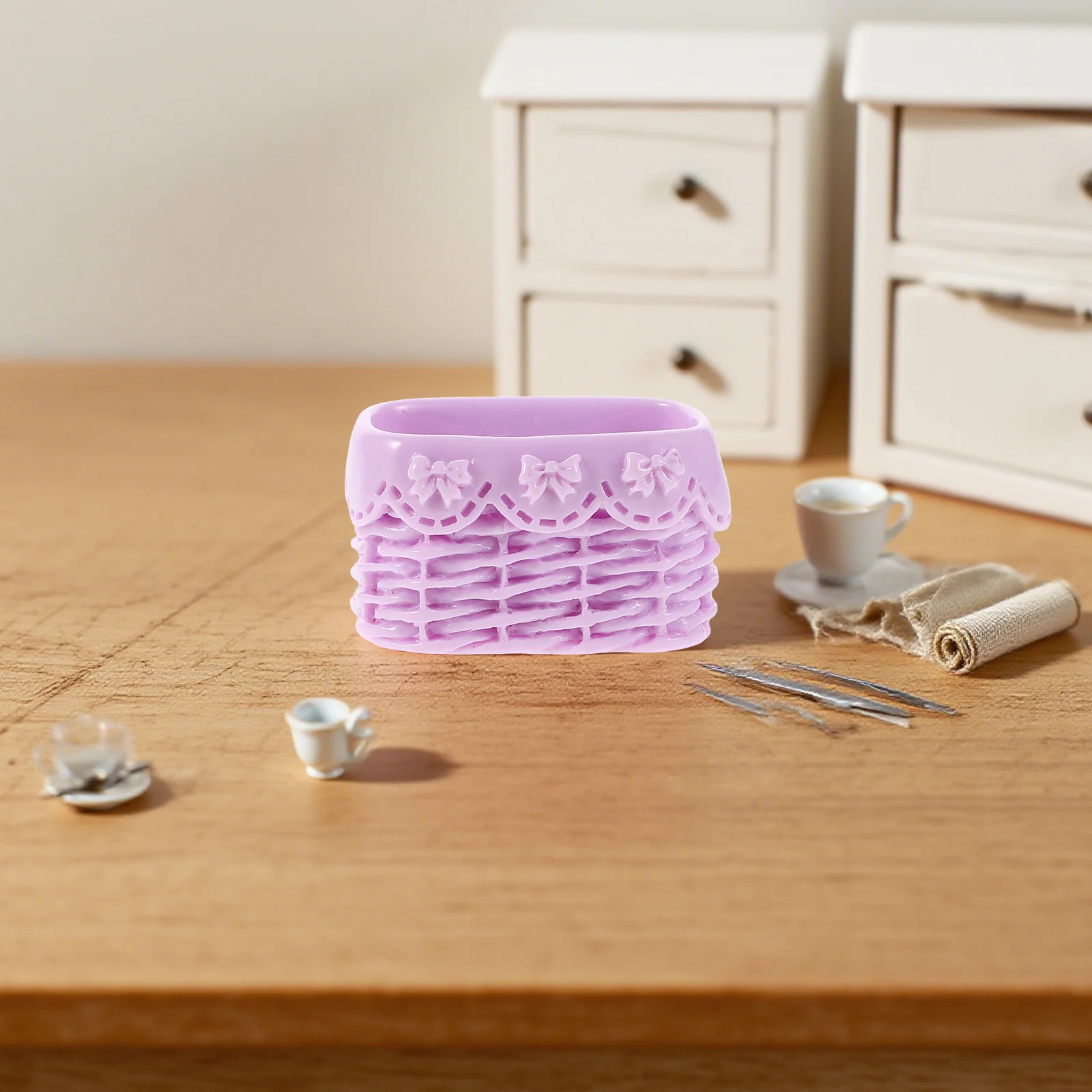 18Pcs Miniature Woven Baskets Imitation Rattan Dollhouse Kitchen Storage Bins Flower Food Decor Accessories Mini Bread Basket
18Pcs Miniature Woven Baskets Imitation Rattan Dollhouse Kitchen Storage Bins Flower Food Decor Accessories Mini Bread Basket