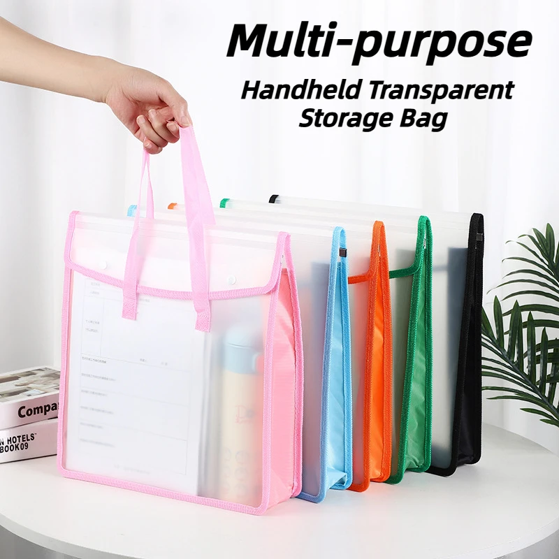 Portable Storage Bag Transparent Canvas Drawing Material Paper Student Data Storage Bag Waterproof Large Capacity File Storage
Portable Storage Bag Transparent Canvas Drawing Material Paper Student Data Storage Bag Waterproof Large Capacity File Storage