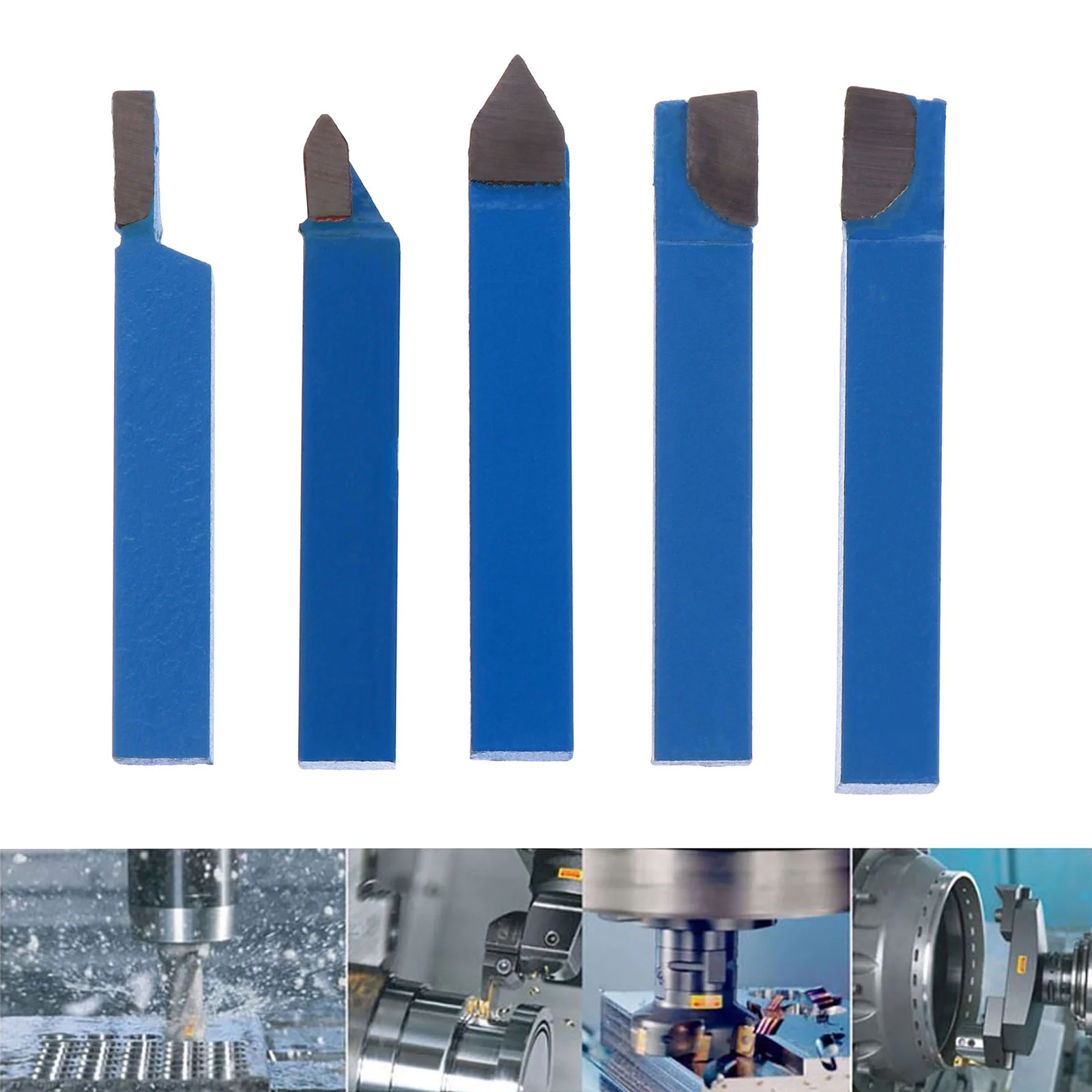 5pcs Tungsten Steel Turning Tools Set Handle High Performance Metal Lathe Cutting Tool Kit Resistance Portable
5pcs Tungsten Steel Turning Tools Set Handle High Performance Metal Lathe Cutting Tool Kit Resistance Portable