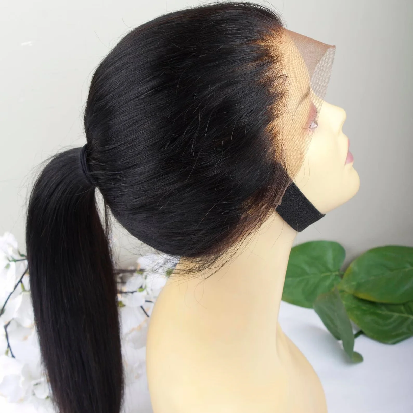 Мягкий длинный черный 180 Плотность 30 дюймов Шелковый прямой бесклеевой синтетический парик фронта шнурка 13*4*1 для женщин Детские волосы предварительно выщипанные 
Мягкий длинный черный 180 Плотность 30 дюймов Шелковый прямой бесклеевой синтетический парик фронта шнурка 13*4*1 для женщин Детские волосы предварительно выщипанные