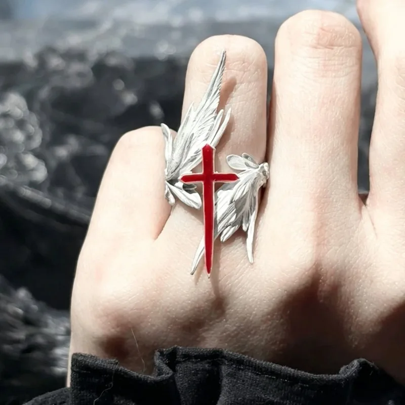 Vintage Free Angel Wings Feather Cross Ring Opening Adjustable Simple Wing Ring, Jewelry Gift
Vintage Free Angel Wings Feather Cross Ring Opening Adjustable Simple Wing Ring, Jewelry Gift