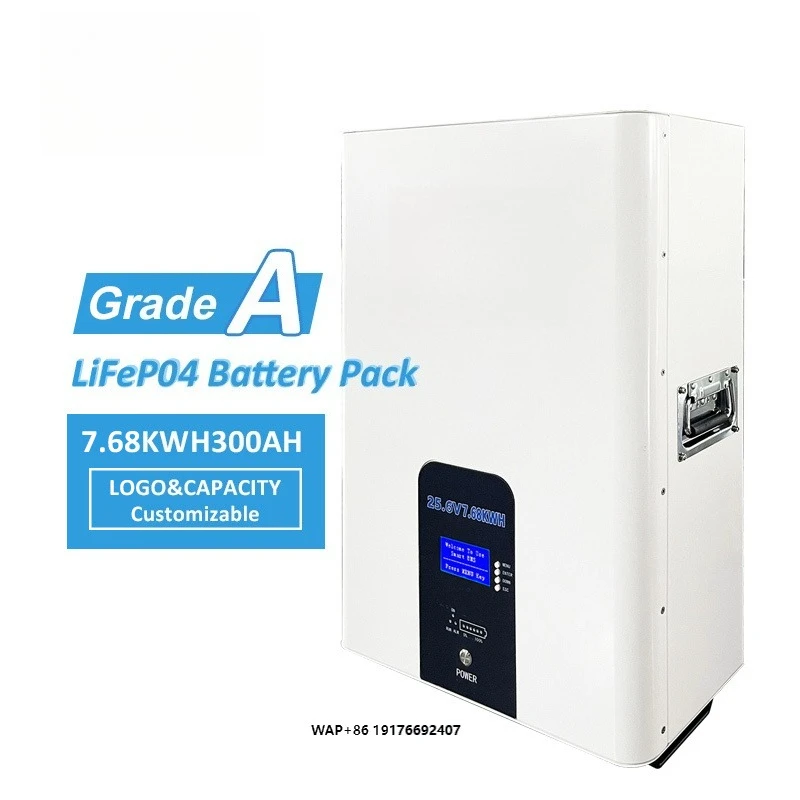 JM OEM ODM 300 Ач Настенные аккумуляторы 25,6 В 300 Ач Домашние солнечные батареи LiFePO4 7,68 кВтч ESS Бытовой литиевый аккумулятор 24 В
JM OEM ODM 300 Ач Настенные аккумуляторы 25,6 В 300 Ач Домашние солнечные батареи LiFePO4 7,68 кВтч ESS Бытовой литиевый аккумулятор 24 В