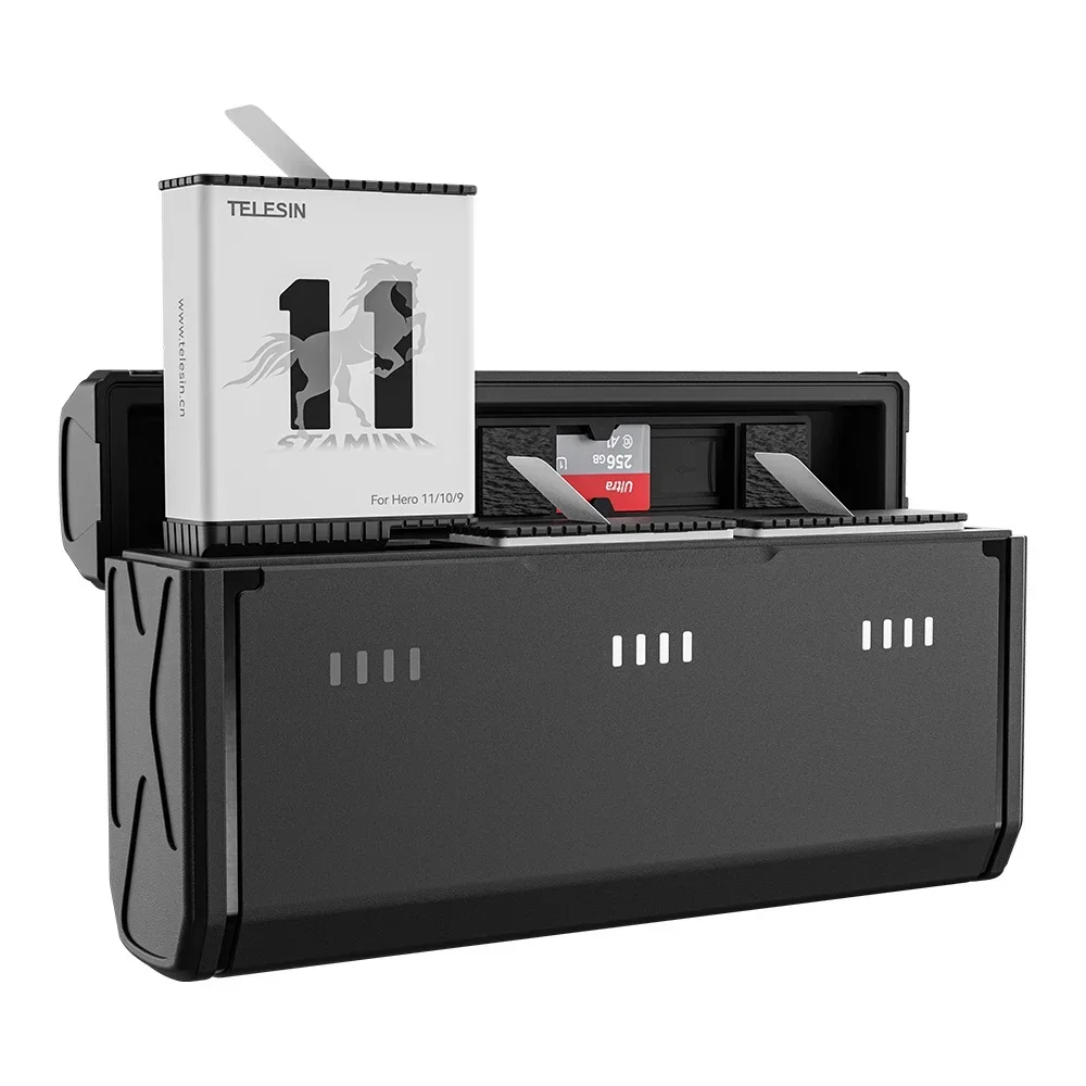 Portable Battery Charger For GoPro Hero 12 11 10 9 Battery 3 Slots TF Card Battery Storage Charger Box For Gopro 12
Portable Battery Charger For GoPro Hero 12 11 10 9 Battery 3 Slots TF Card Battery Storage Charger Box For Gopro 12