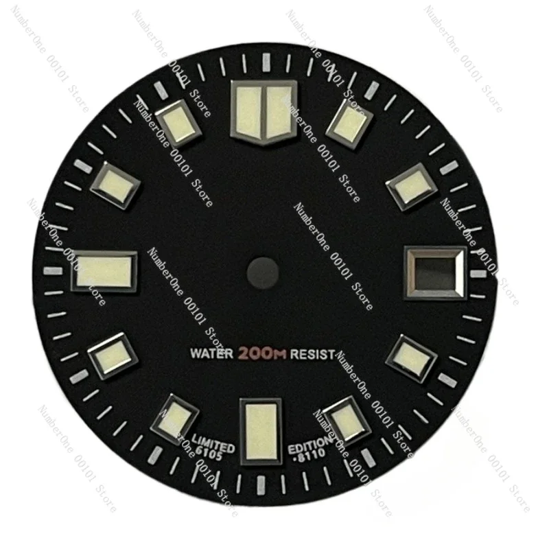 6105 dial is suitable for NH35A movement diving watch modified C3 luminous trend
6105 dial is suitable for NH35A movement diving watch modified C3 luminous trend