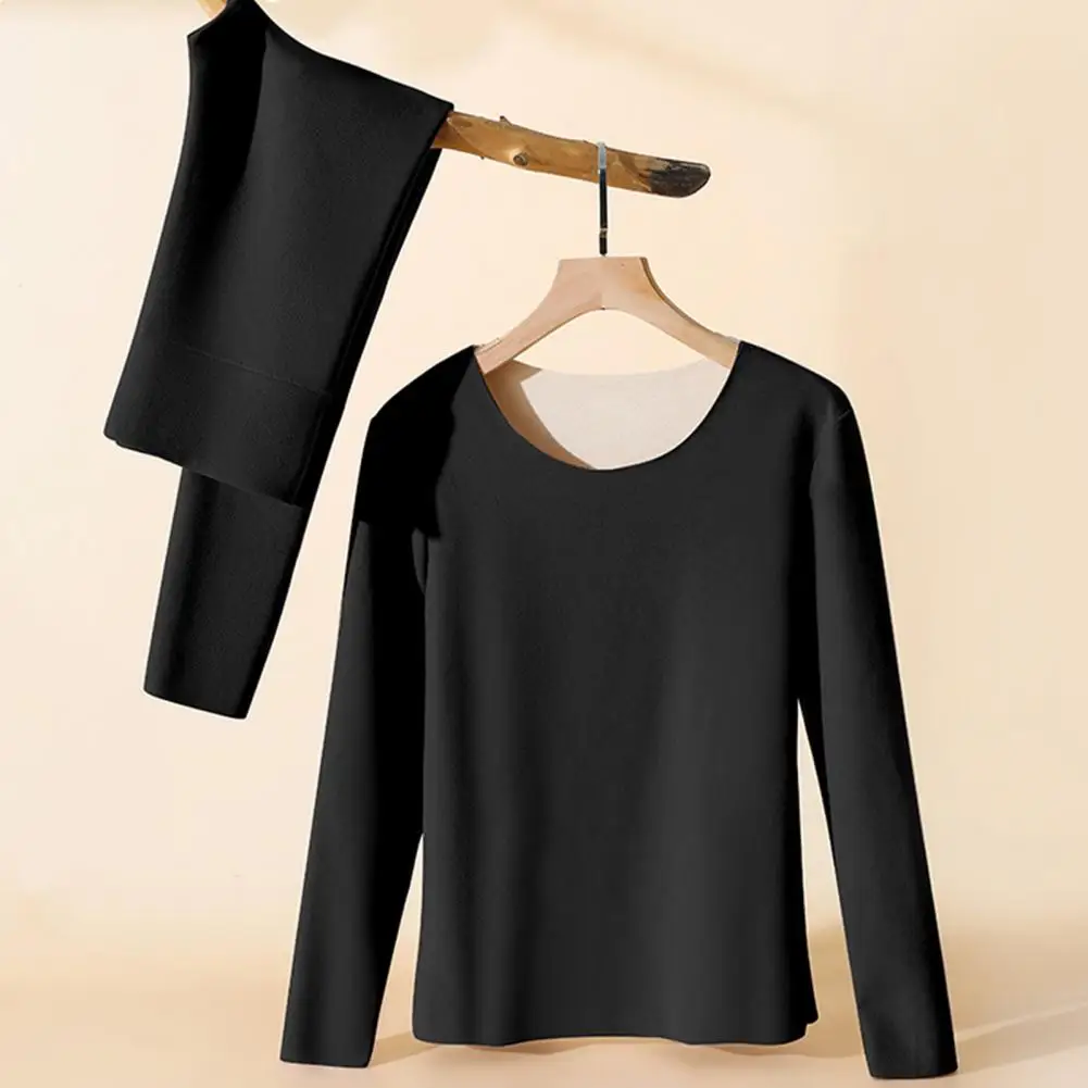 De Velvet Thermal Clothing Set Women's Winter Thermal Underwear Set O-neck Long Sleeve Tops High Waist Pants Double Layer Warm
De Velvet Thermal Clothing Set Women's Winter Thermal Underwear Set O-neck Long Sleeve Tops High Waist Pants Double Layer Warm