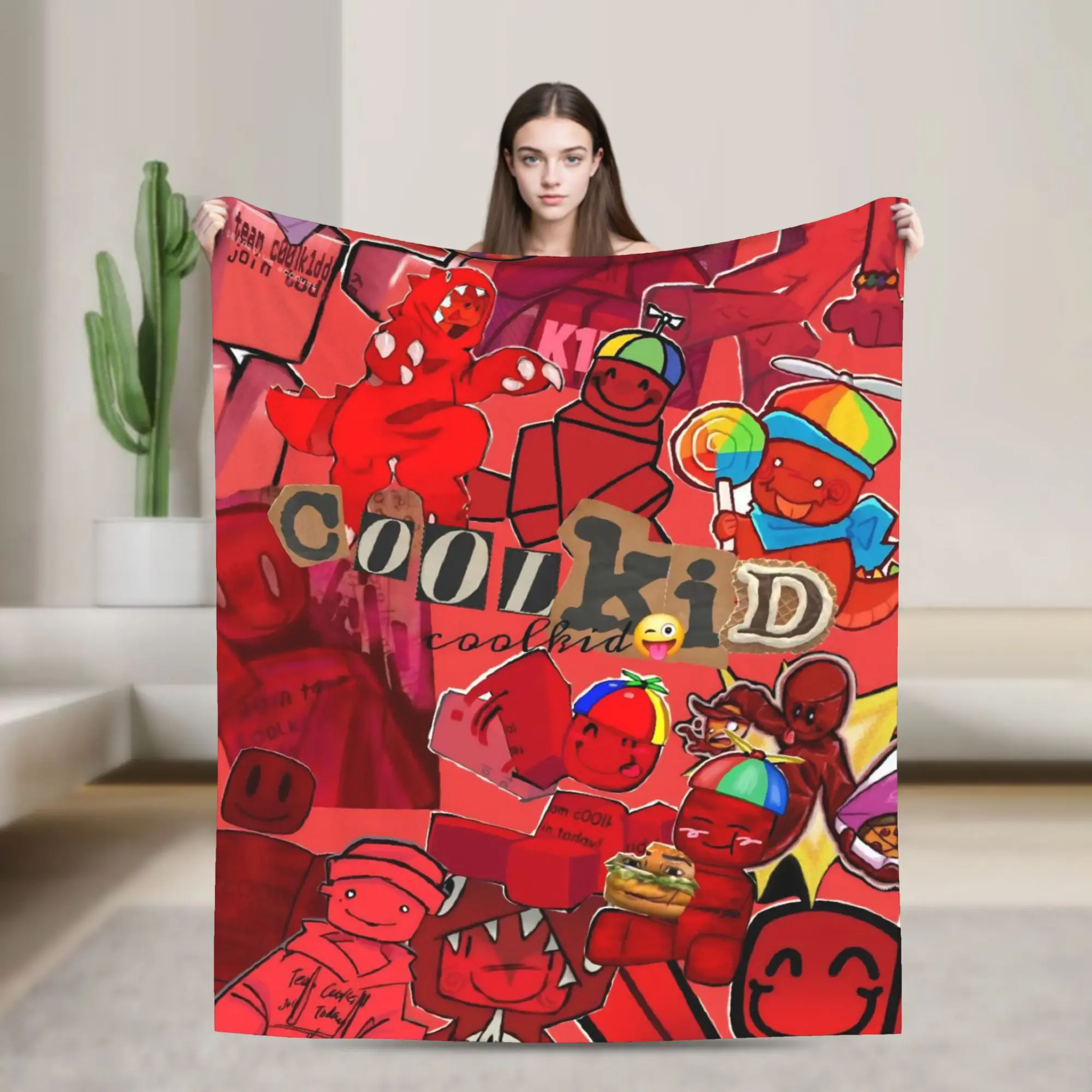Team C00lkidd Join Today Flannel Blankets Soft Throw Blanket for Living Room Airplane Travel Funny Bedspread Sofa Bed Cover
Team C00lkidd Join Today Flannel Blankets Soft Throw Blanket for Living Room Airplane Travel Funny Bedspread Sofa Bed Cover