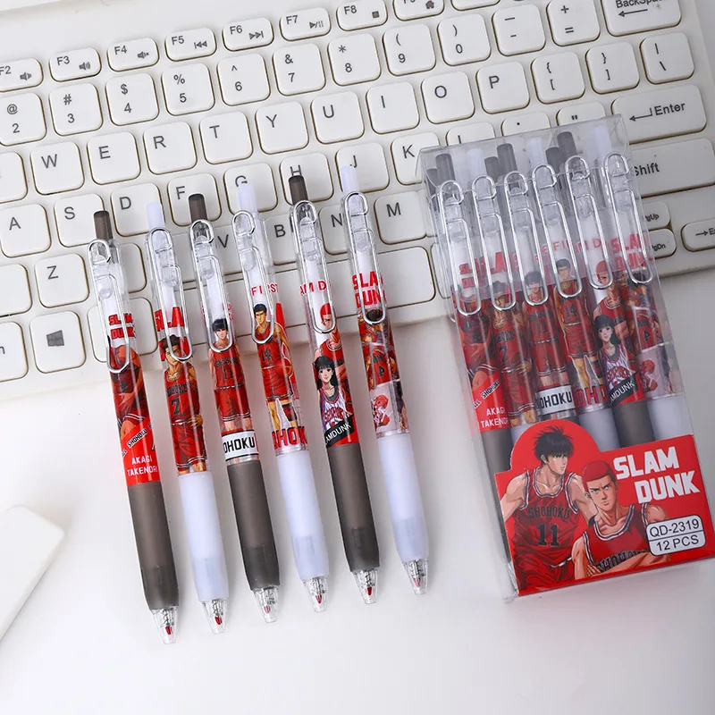 SLAM DUNK Anime 0.5mm Press Gel Pen Creative Black Quick-drying Signature Pen Cartoon Peripheral Student Stationery Gifts
SLAM DUNK Anime 0.5mm Press Gel Pen Creative Black Quick-drying Signature Pen Cartoon Peripheral Student Stationery Gifts
