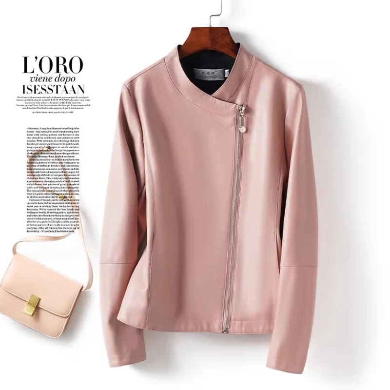 Новая женская кожаная куртка из спилка для весны и осени, модная, с воротником-стойкой, асимметричная, приталенная, в байкерском стиле, повседневная, женская
Новая женская кожаная куртка из спилка для весны и осени, модная, с воротником-стойкой, асимметричная, приталенная, в байкерском стиле, повседневная, женская