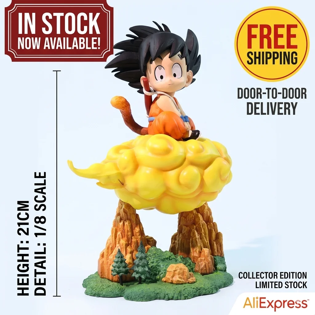 Фигурка аниме-персонажа Гоку из Dragon Ball, 21 см, Сон Гоку на летающей туче, коллекционная модель из ПВХ, игрушка-подарок, в наличии, бесплатная доставка
Фигурка аниме-персонажа Гоку из Dragon Ball, 21 см, Сон Гоку на летающей туче, коллекционная модель из ПВХ, игрушка-подарок, в наличии, бесплатная доставка