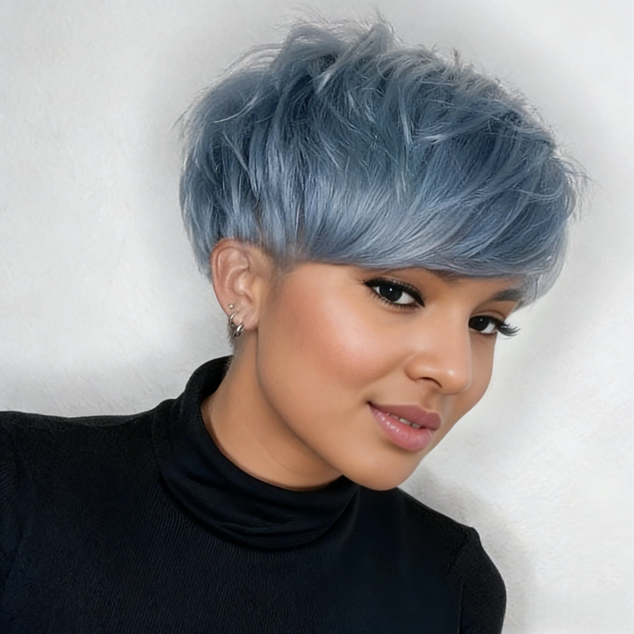 Серые короткие парики из натуральных волос для женщин, короткие многослойные парики из натуральных волос для повседневного использования
Серые короткие парики из натуральных волос для женщин, короткие многослойные парики из натуральных волос для повседневного использования