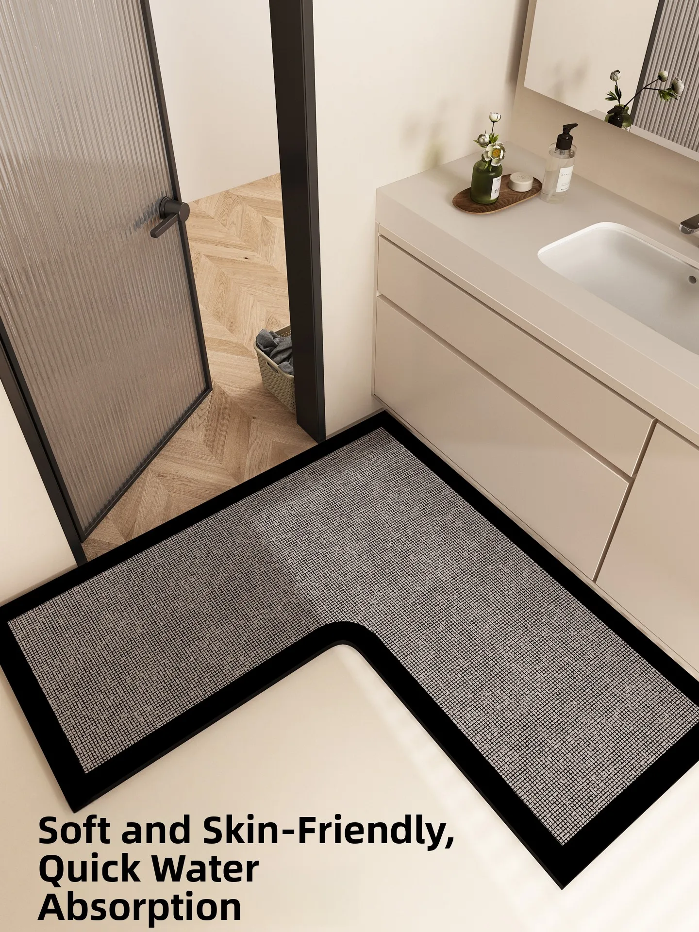 Льняной входной коврик для батонов, противоскользящий, водопоглощающий, силиконовый коврик для диддиroid L-образной формы для домашнего использования в баторах
Льняной входной коврик для батонов, противоскользящий, водопоглощающий, силиконовый коврик для диддиroid L-образной формы для домашнего использования в баторах