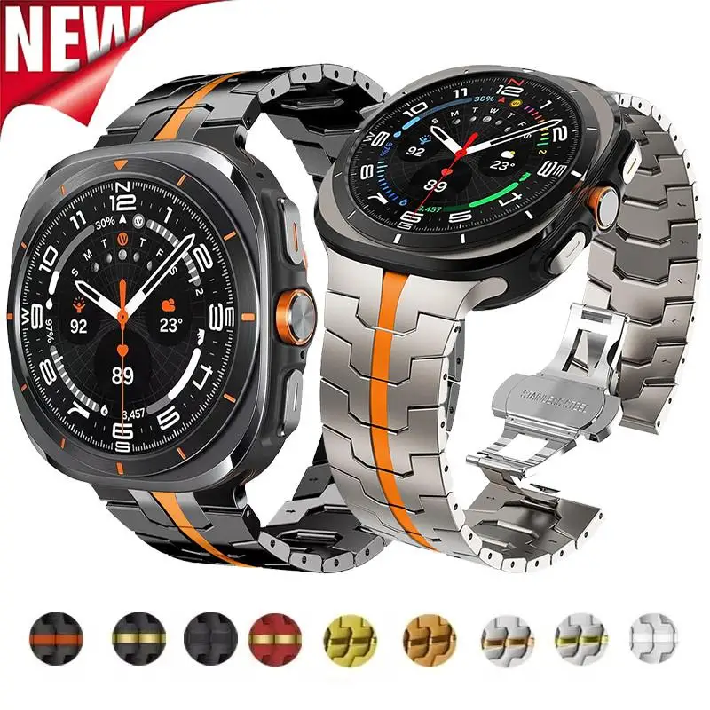 Stainless Steel Metal Bracelet for Samsung Galaxy Watch Ultra 47mm Band for samsung ultra 7 Galaxy Ultra 47MM Wrist Strap Correa
Stainless Steel Metal Bracelet for Samsung Galaxy Watch Ultra 47mm Band for samsung ultra 7 Galaxy Ultra 47MM Wrist Strap Correa