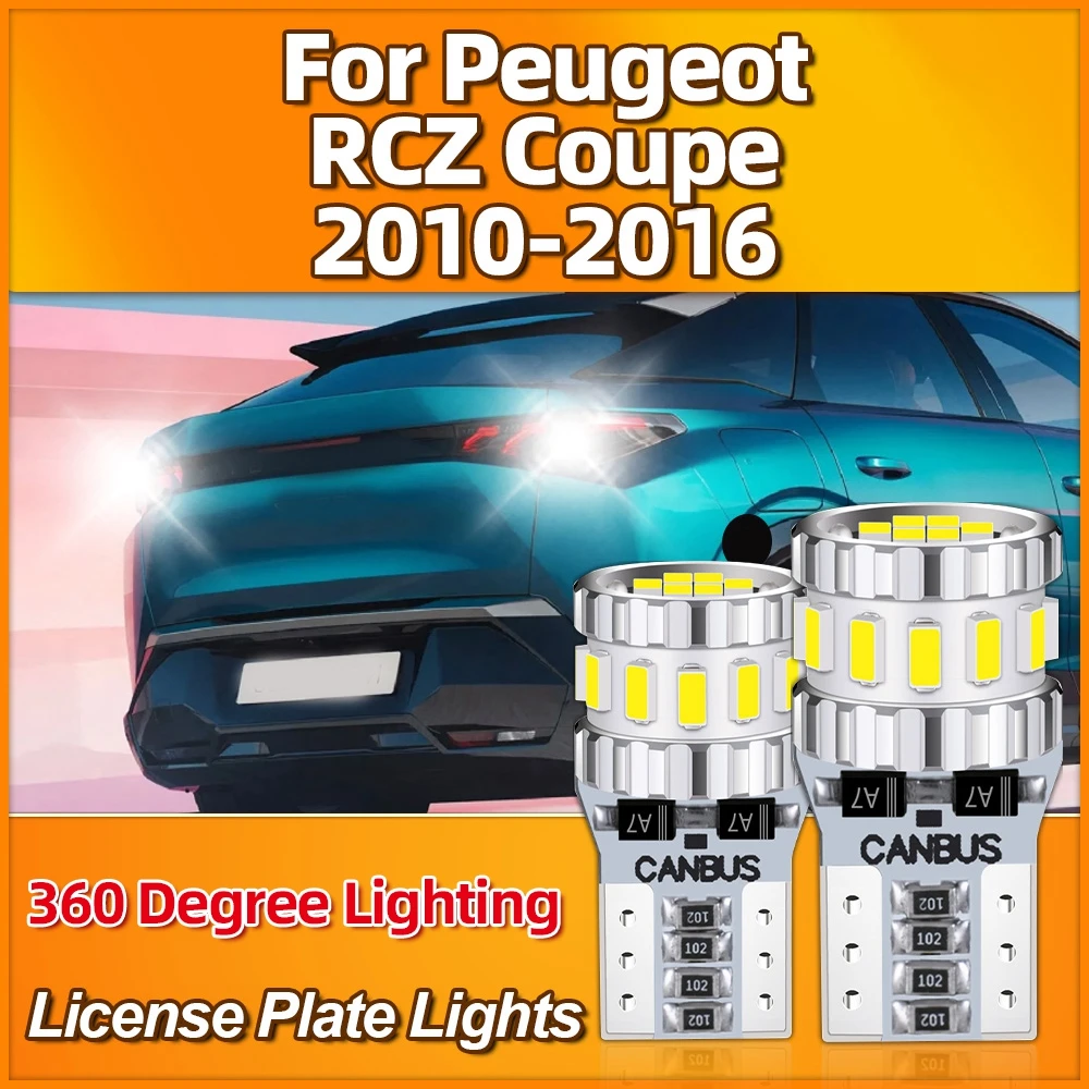 2x W5W T10 LED CANBUS No Error 12V 6000K 194 168 LED Car License Plate Lamp For Peugeot RCZ Coupe 2010-2012 2013 2014 2015 2016
2x W5W T10 LED CANBUS No Error 12V 6000K 194 168 LED Car License Plate Lamp For Peugeot RCZ Coupe 2010-2012 2013 2014 2015 2016