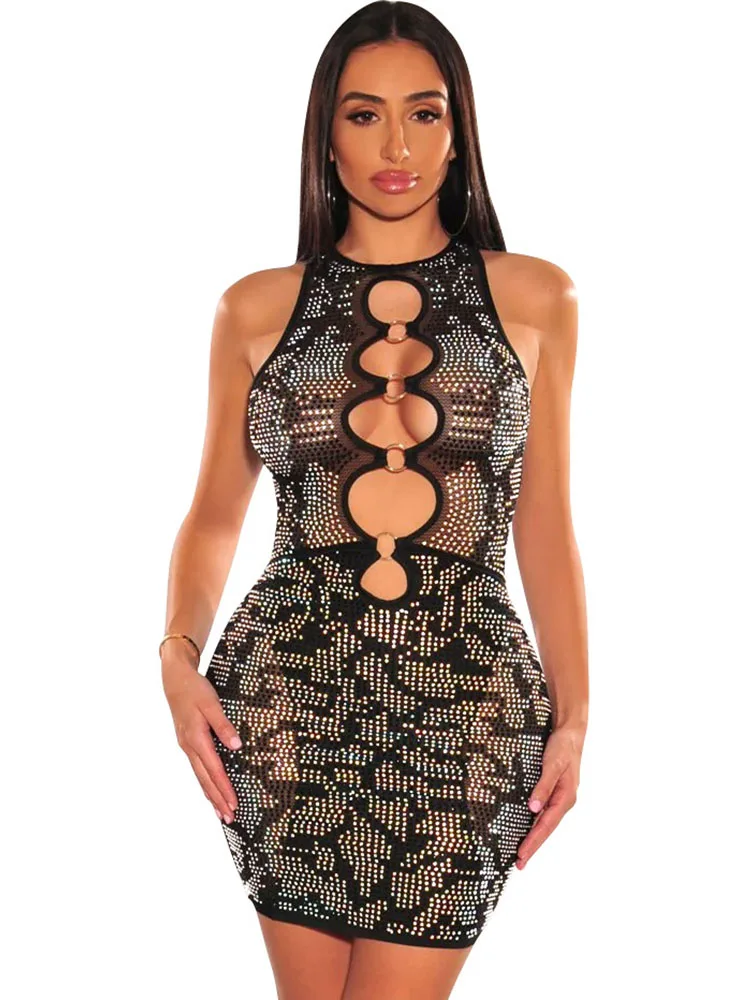 Sexy Hollow Out Birthday Party Short Prom Rhinestone Mesh Dress Luxury See Through Night Club Evening Gowns Bodycon Mini Dresses
Sexy Hollow Out Birthday Party Short Prom Rhinestone Mesh Dress Luxury See Through Night Club Evening Gowns Bodycon Mini Dresses