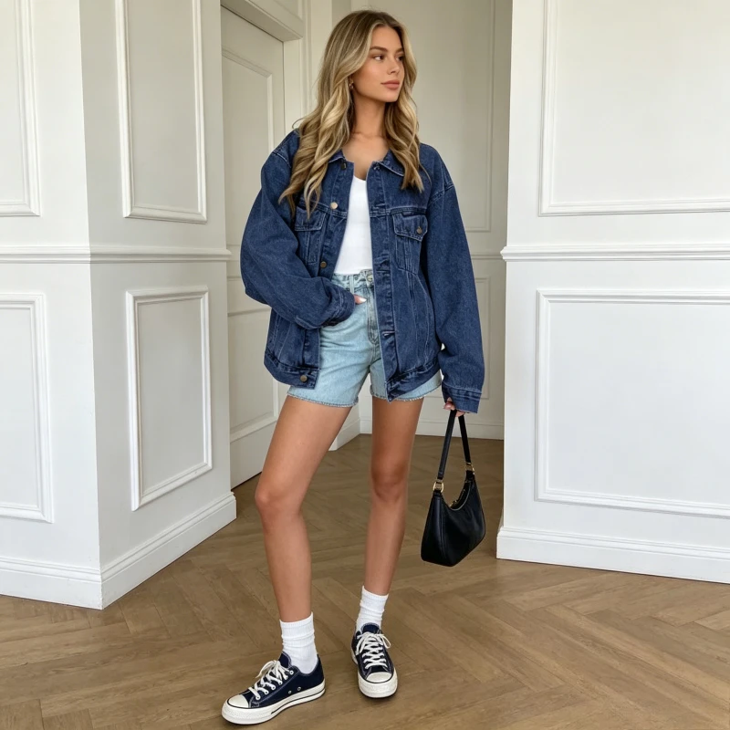 Coat women Denim Coats Turn Down Collar Jackets Single Breasted Y2k Streetwear Work Casual Full Sleeve Vintage loose 2026 Summer
Coat women Denim Coats Turn Down Collar Jackets Single Breasted Y2k Streetwear Work Casual Full Sleeve Vintage loose 2026 Summer