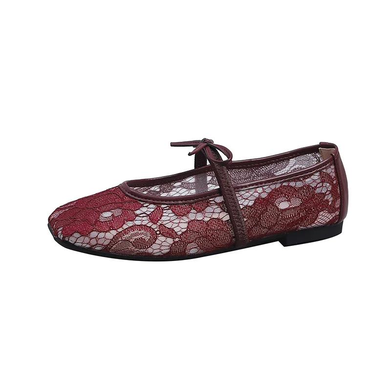 Flat Shoes for Women's 2026 Summer Mesh Embroidered Bow Single Shoe Women Chinese Style Sexy Hollow Mary Jane Shoes Ladies Flats
Flat Shoes for Women's 2026 Summer Mesh Embroidered Bow Single Shoe Women Chinese Style Sexy Hollow Mary Jane Shoes Ladies Flats