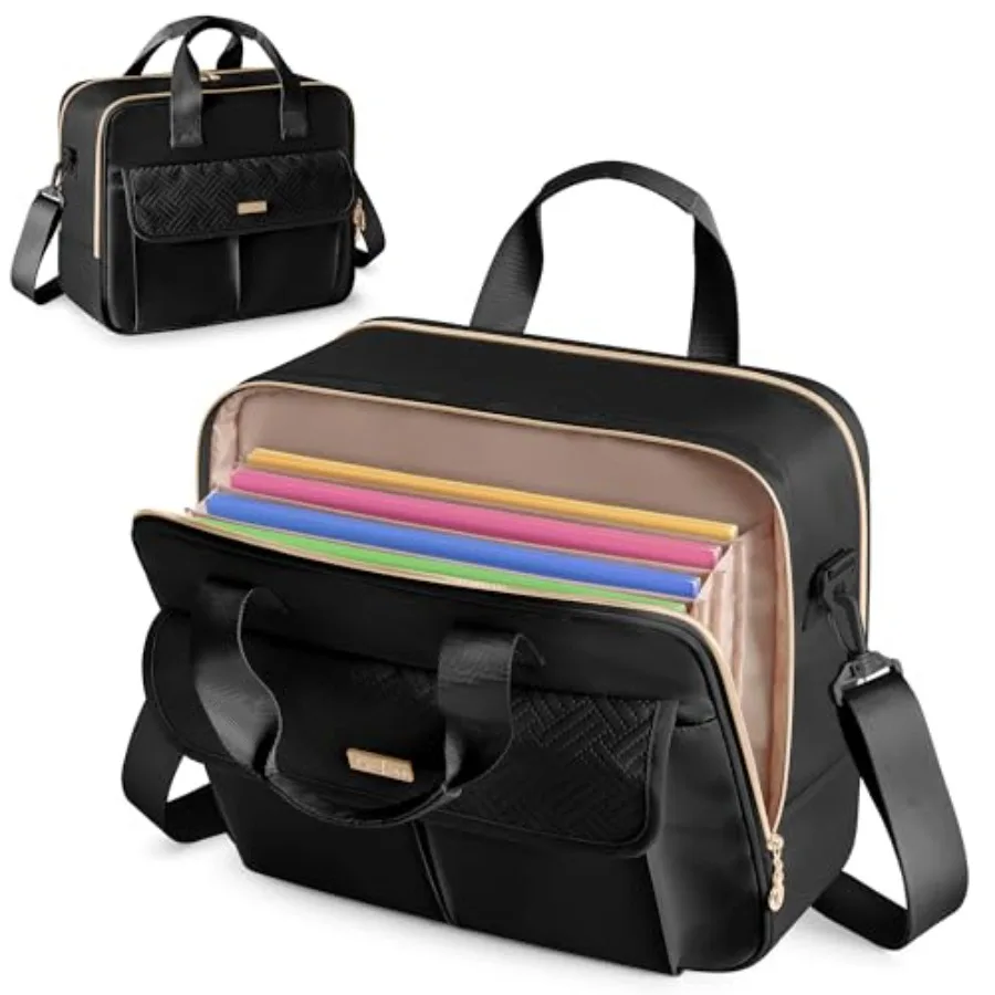 Teacher Bag with Accordion File Organizer, 15.6 Inch Laptop Briefcase for Women, Teacher, Tutor, Nurse and Processionals
Teacher Bag with Accordion File Organizer, 15.6 Inch Laptop Briefcase for Women, Teacher, Tutor, Nurse and Processionals