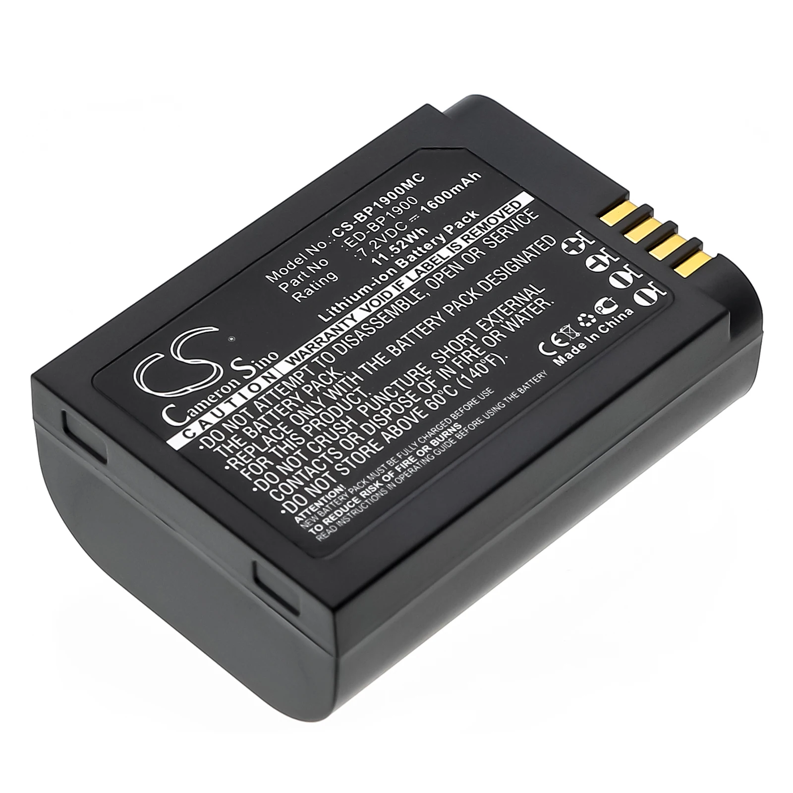 Cameron Sino Camera Battery for Samsung NX1 EV-NX1ZZZBMBUS EV-NX1ZZZBQBUS EV-NX1ZZZBZBUS ED-BP1900 1600mAh Li-ion
Cameron Sino Camera Battery for Samsung NX1 EV-NX1ZZZBMBUS EV-NX1ZZZBQBUS EV-NX1ZZZBZBUS ED-BP1900 1600mAh Li-ion