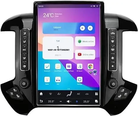 14,4-дюймовая ЖК-панель с Android-автомагнитолой для Chevrolet Silverado GMC Sierra 2014-2019, автомобильная стереосистема с сенсорным экраном и GPS-навигацией
14,4-дюймовая ЖК-панель с Android-автомагнитолой для Chevrolet Silverado GMC Sierra 2014-2019, автомобильная стереосистема с сенсорным экраном и GPS-навигацией