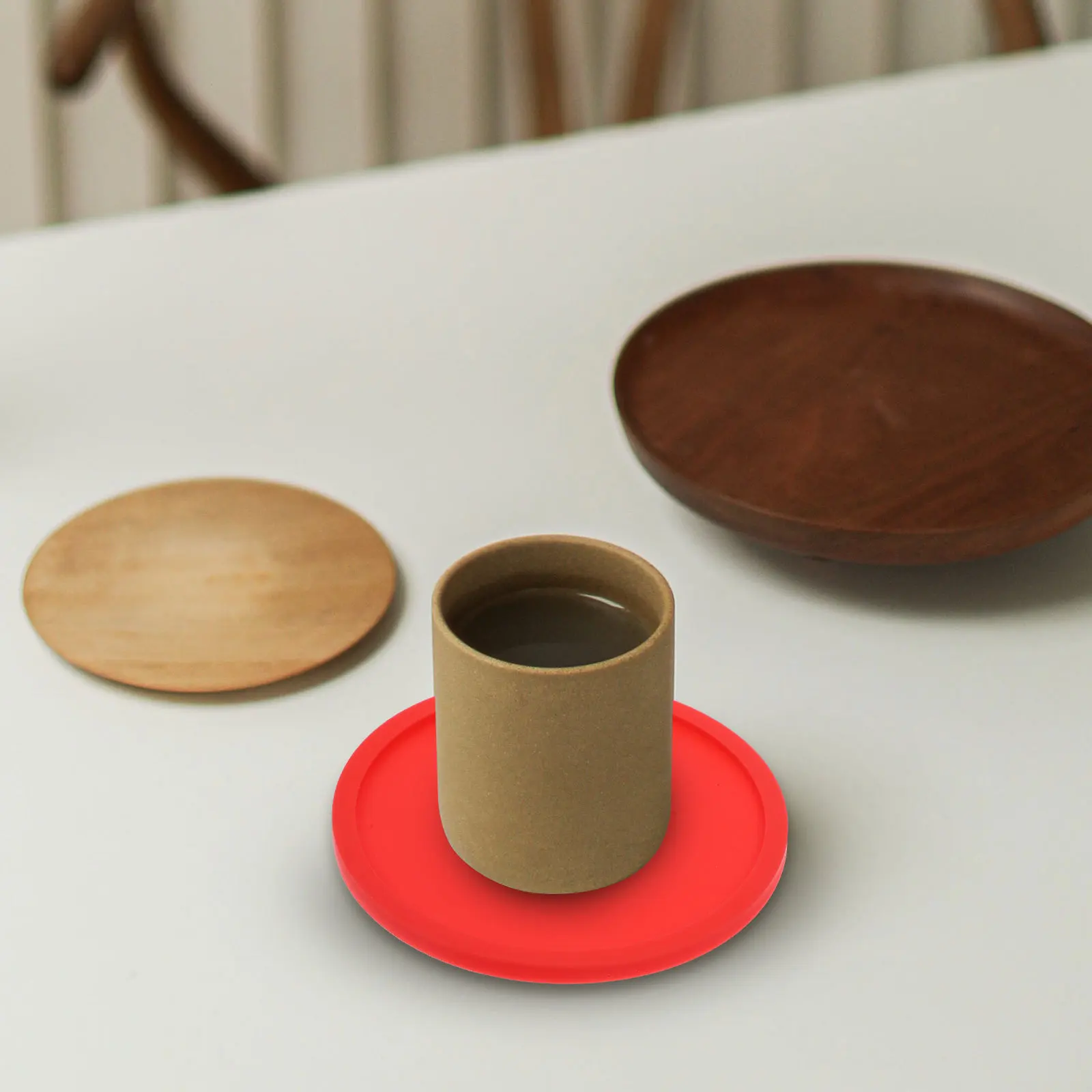 5Pcs Silicone Drink Coasters Nonslip Heat Resistant for Home Bar Tableware Simple Eye Catching Design Red Drink Coasters
5Pcs Silicone Drink Coasters Nonslip Heat Resistant for Home Bar Tableware Simple Eye Catching Design Red Drink Coasters