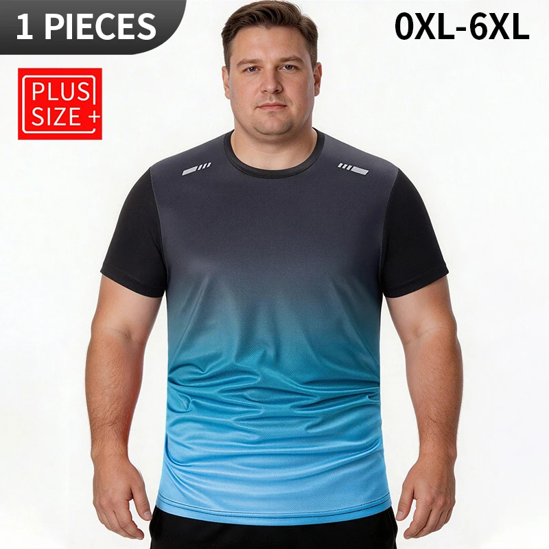 Men's summer multi-color breathable quick drying gradient short sleeved oversized 1xl-6xl fat size sports and fitness top T-shir
Men's summer multi-color breathable quick drying gradient short sleeved oversized 1xl-6xl fat size sports and fitness top T-shir