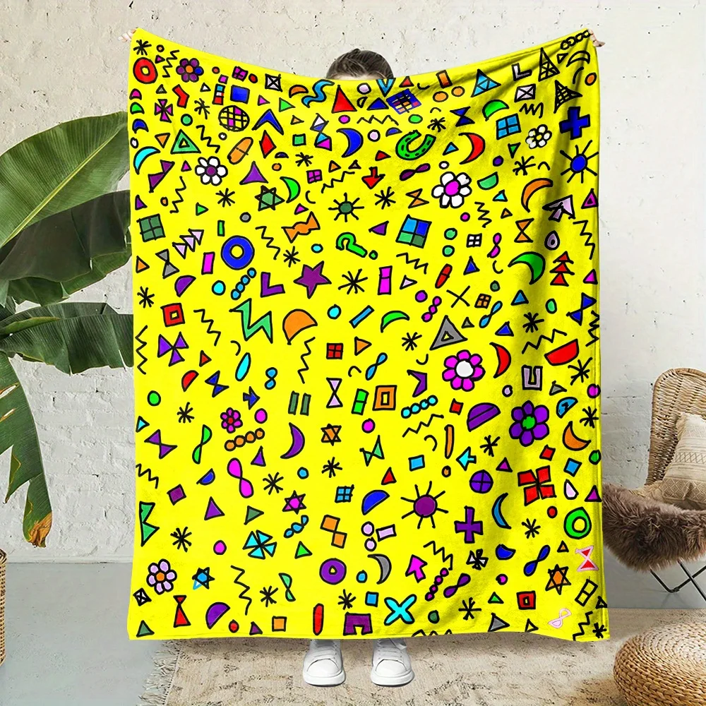 Playful Cartoon Print Throw Blanket - Reversible All-Season Flannel for Napping, Lounging & Gift-Giving Fun
Playful Cartoon Print Throw Blanket - Reversible All-Season Flannel for Napping, Lounging & Gift-Giving Fun