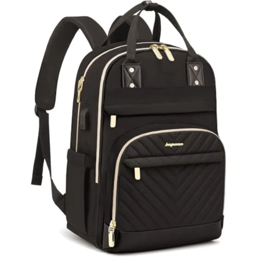 Laptop Backpack for Women Work Bag - Black Travel Backpack College Backpack with USB Charger Business Office Back Pack for Teac
Laptop Backpack for Women Work Bag - Black Travel Backpack College Backpack with USB Charger Business Office Back Pack for Teac