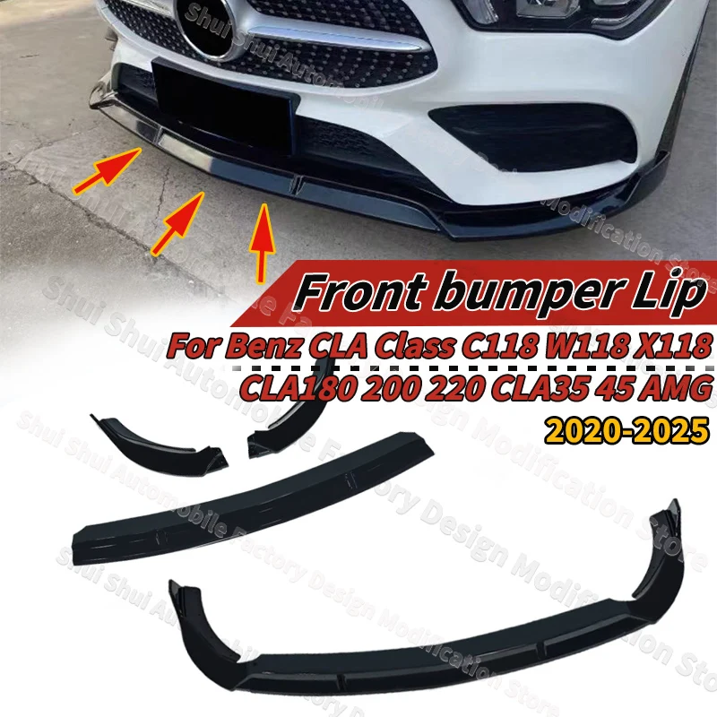 Губа переднего бампера для Mercedes Benz CLA Class C118 W118 X118 CLA180 200 220 CLA35 45 AMG 2020-2025, комплекты спойлера-сплиттера, тюнинг
Губа переднего бампера для Mercedes Benz CLA Class C118 W118 X118 CLA180 200 220 CLA35 45 AMG 2020-2025, комплекты спойлера-сплиттера, тюнинг