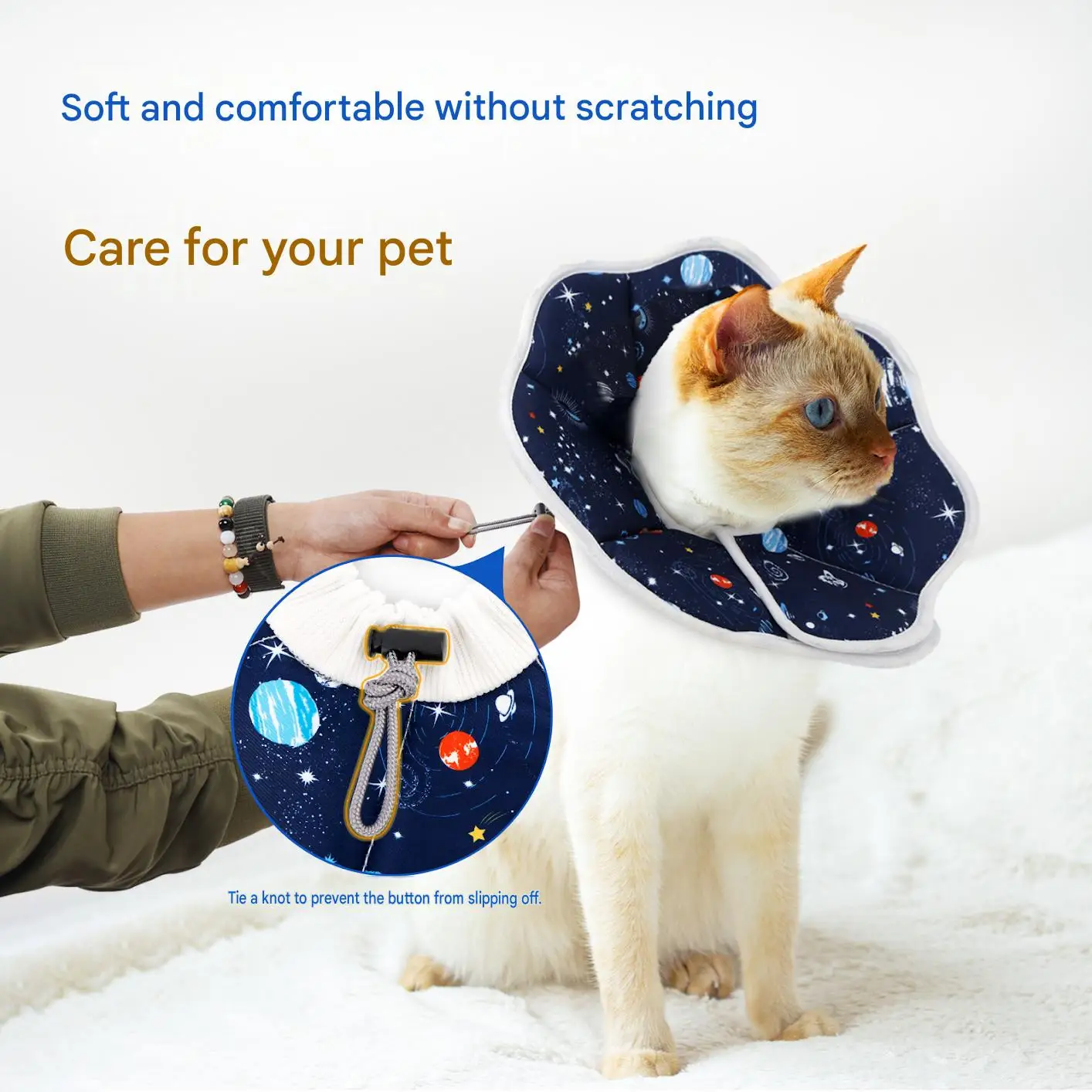 Waterproof Soft Cat Recovery Collar Adjustable Anti Lick Elizabeth Cone Pet Neck Protector for Post Surgery Wound Healing
Waterproof Soft Cat Recovery Collar Adjustable Anti Lick Elizabeth Cone Pet Neck Protector for Post Surgery Wound Healing